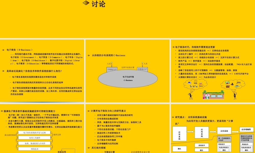 电子政务系统软件基础设施及关键技术.ppt