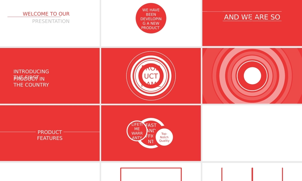 【编号35】红色酷炫快闪动画动态视频介绍PPT模板.pptx