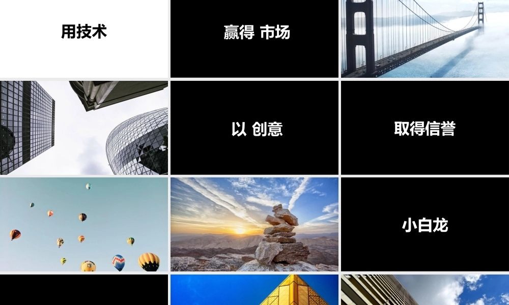 【编号164】炫酷公司介绍商务合作图文快闪PPT模板.pptx