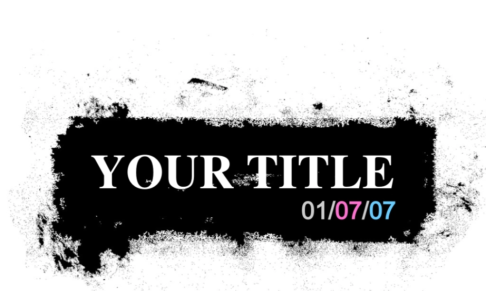 黑白酷艺术PPT模板.rar.ppt