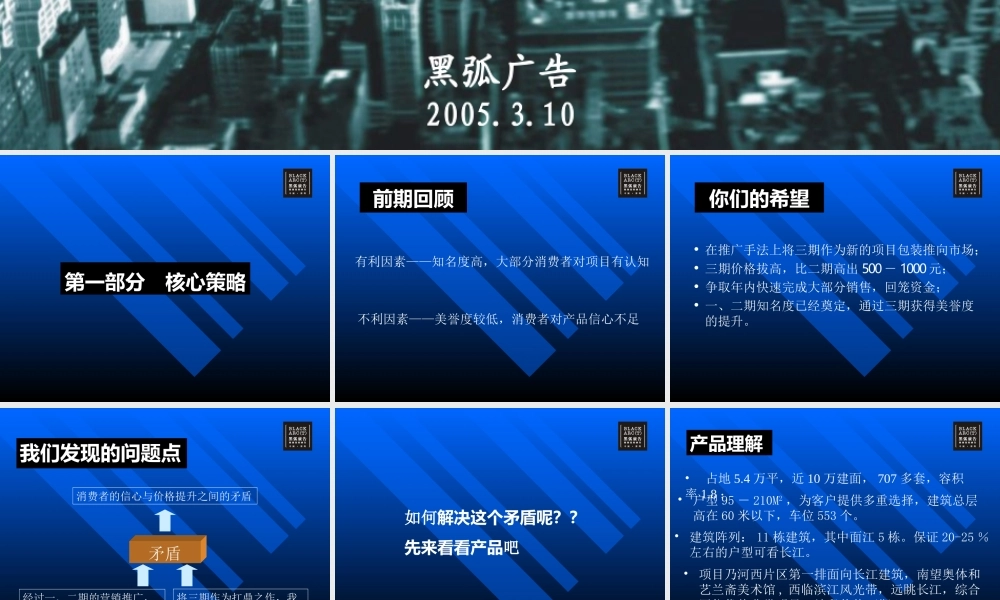 黑弧广告顺驰滨江奥城3期推广.ppt