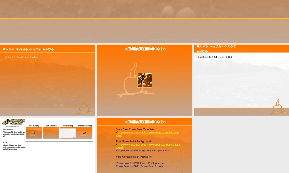 感恩节之秋的色彩.ppt