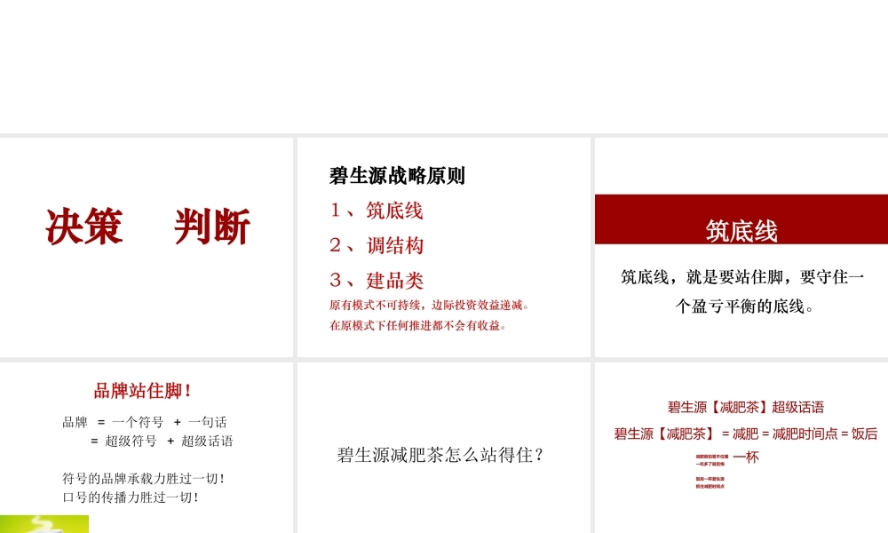 【华与华】碧生源品牌战略.ppt