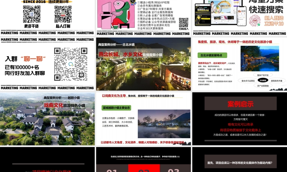 文旅项目包装及内容策划方案.pptx