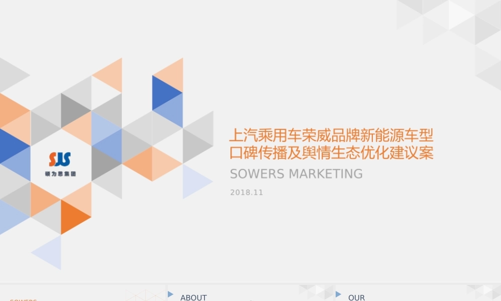 【硕为思】2019年度上汽乘用车荣威品牌新能源口碑传播及舆情生态建议案-硕为思.pptx