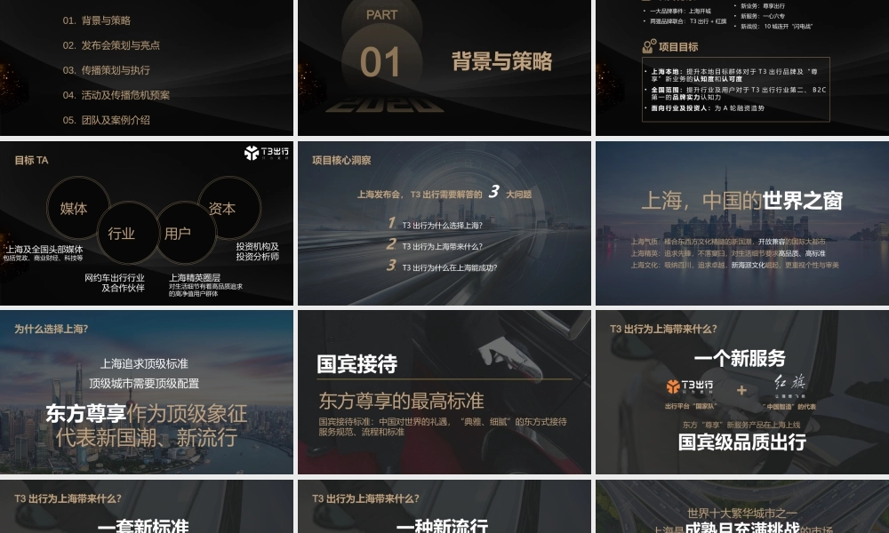 2022年T3出行上海发布会项目策划方案.pptx