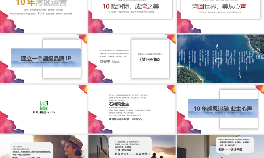 71.深圳（海南）头脑风暴-华润石梅湾年度推广提报案.pptx