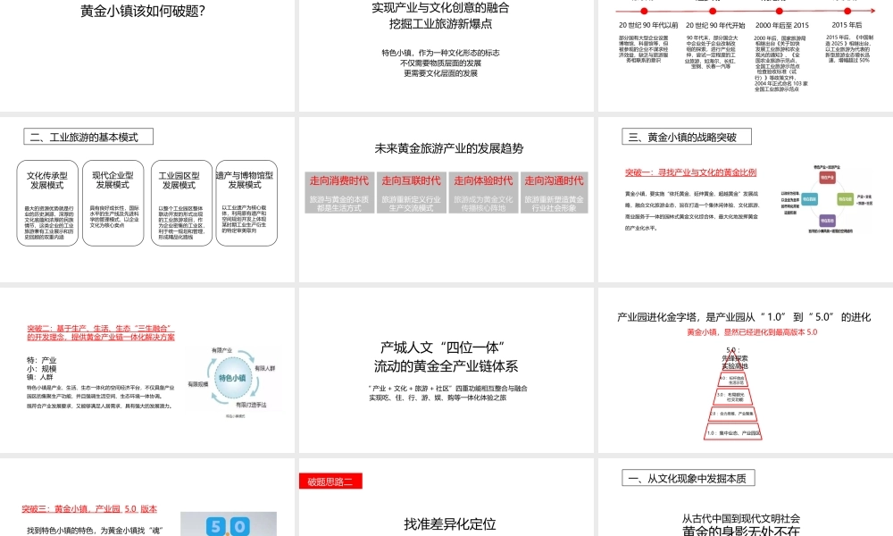 64.广东东莞黄金产业小镇推广策略案.pptx