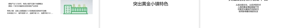 64.广东东莞黄金产业小镇推广策略案.pptx