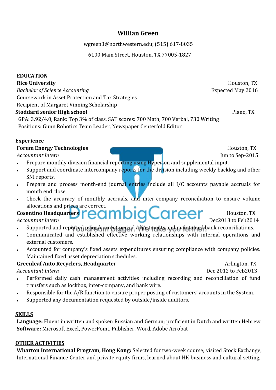 resume sample(四大2)(1).pdf_第1页