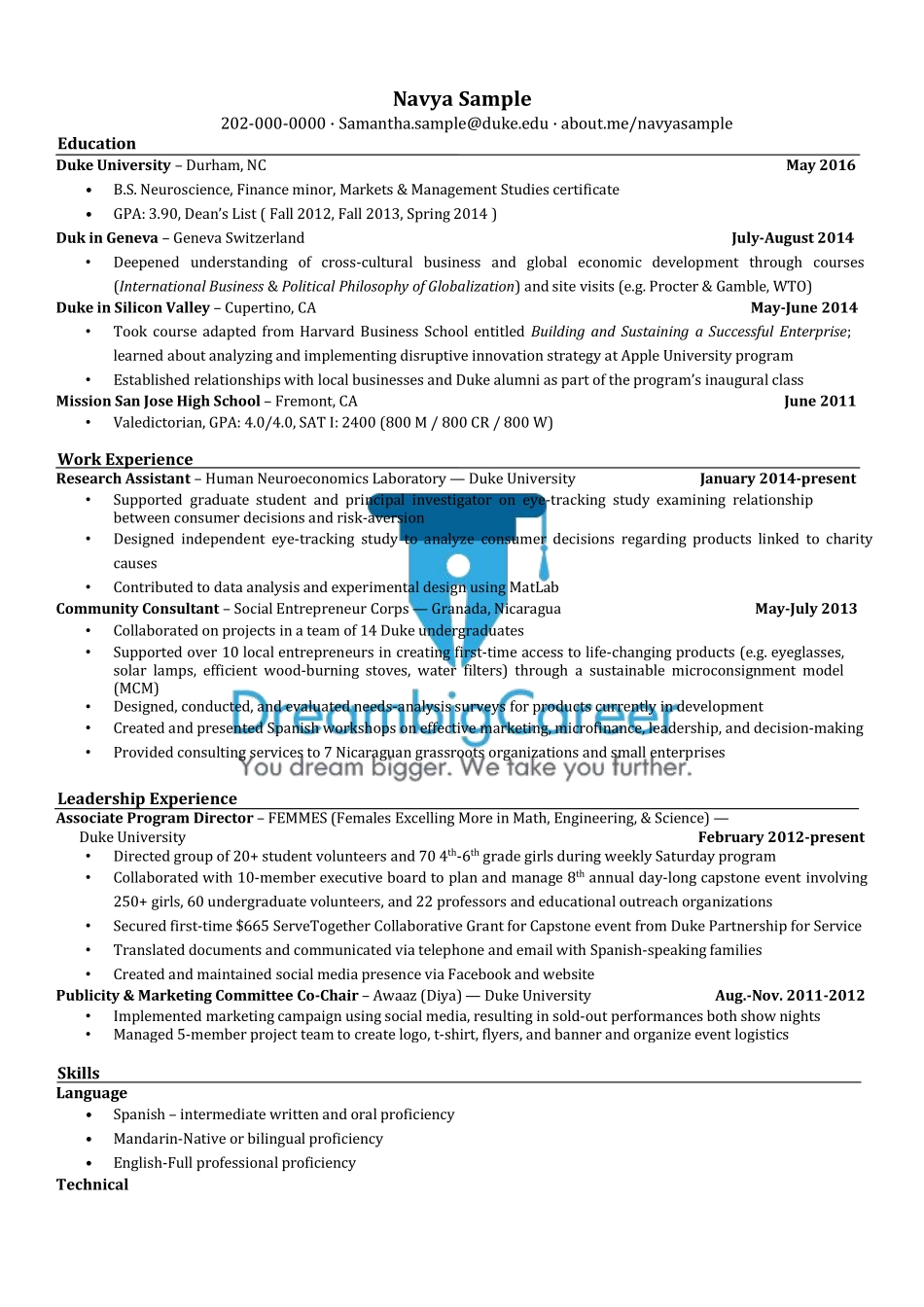 resume sample(finance1)(1).pdf_第1页