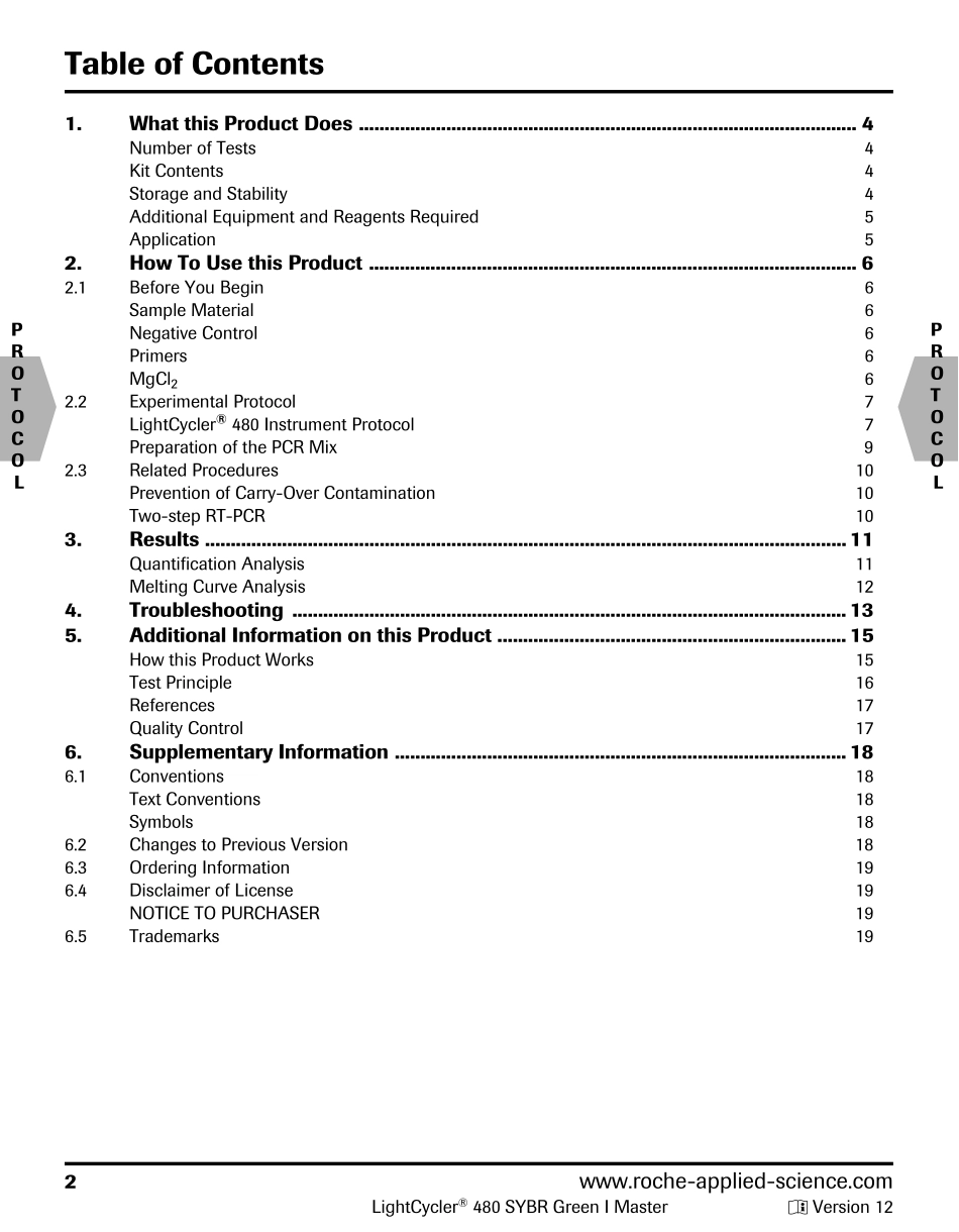 Roche LightCycler 480 SYBR Green I Master instruction(1).pdf_第2页