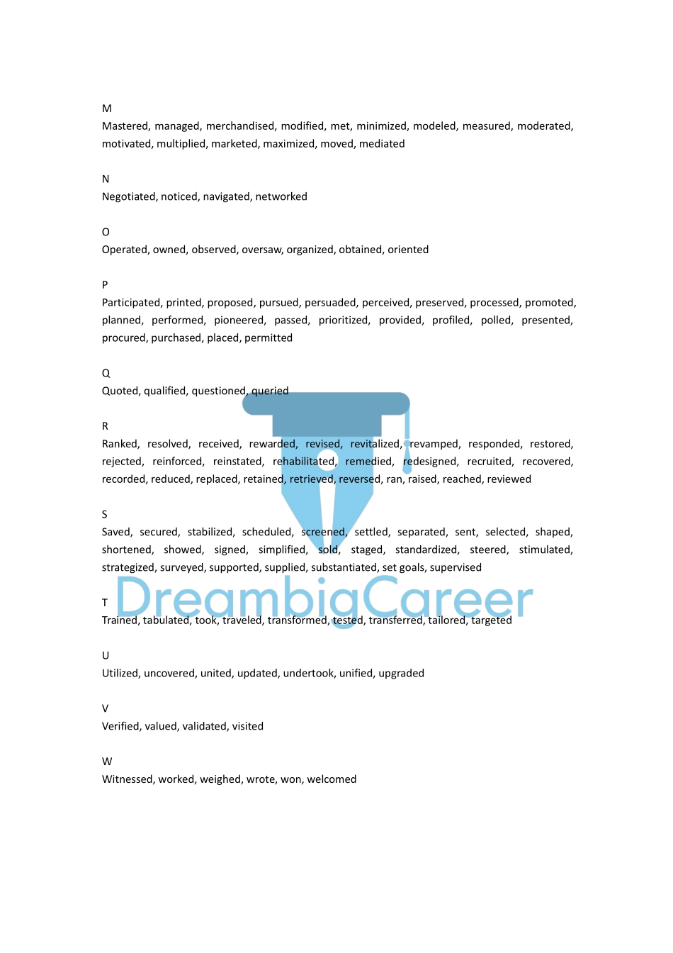 Resume and Cover Letter Action Keywords(2)(1)(2).pdf_第3页