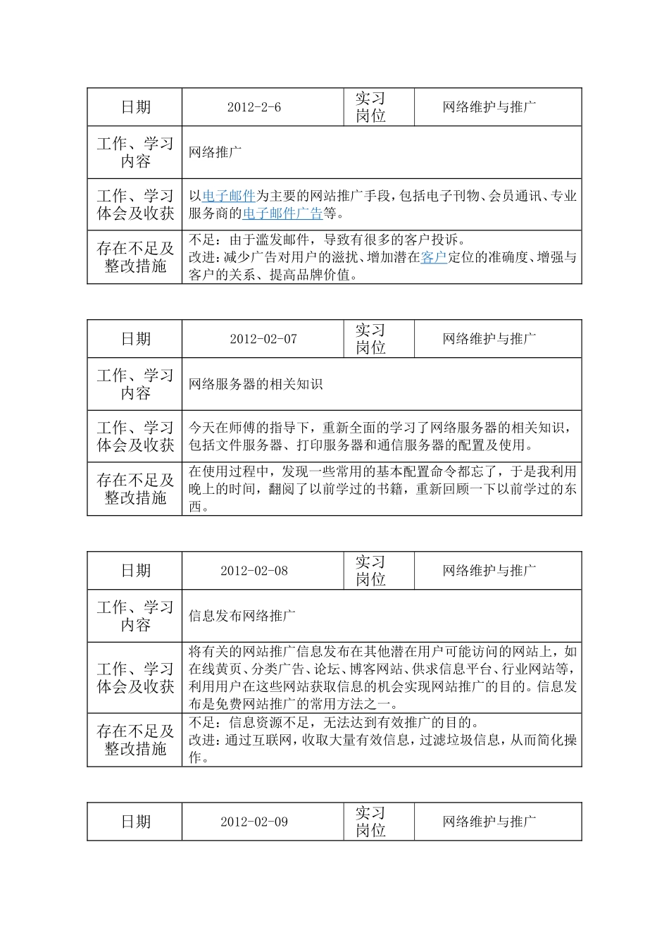 计算机网络工程实习日记22篇.doc_第2页