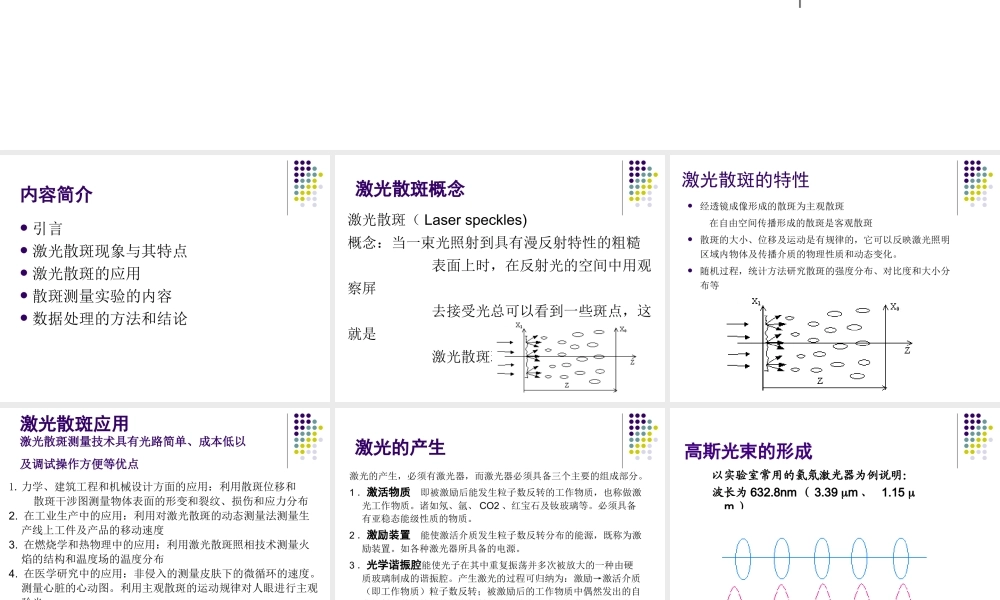 激光散斑(1).ppt