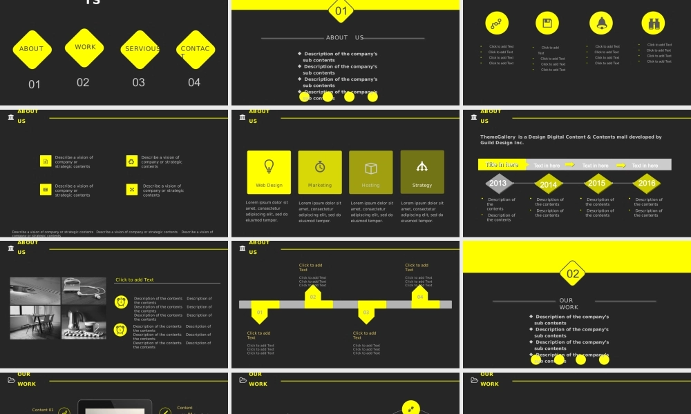 黄黑简约时尚大气商务工作汇报PPT.pptx