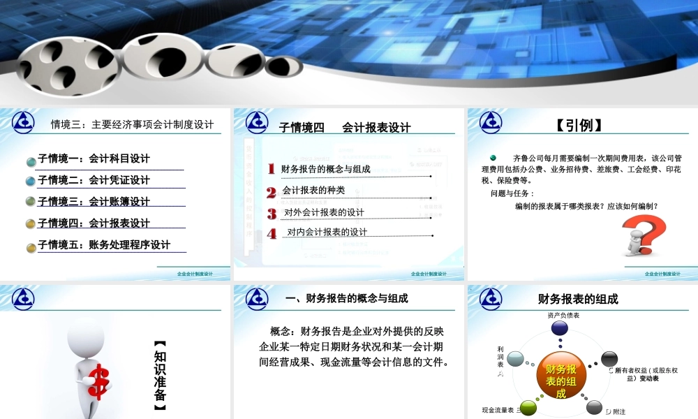 2.4会计报表设计..ppt