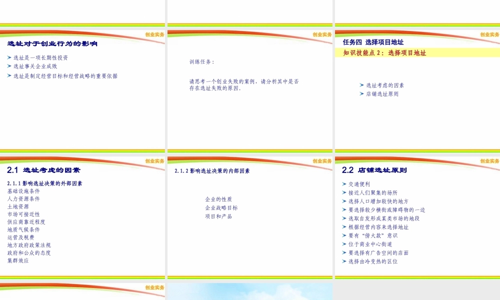 2-4 选业-选择项目地址.ppt