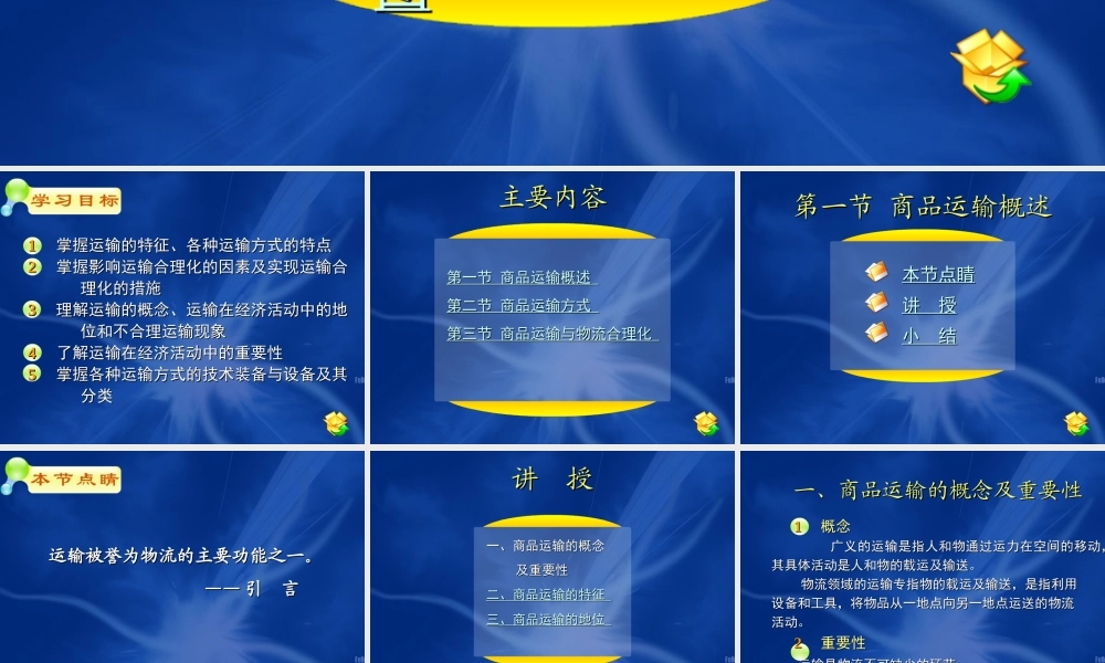 03第三章 商品运输及物流合理化.ppt