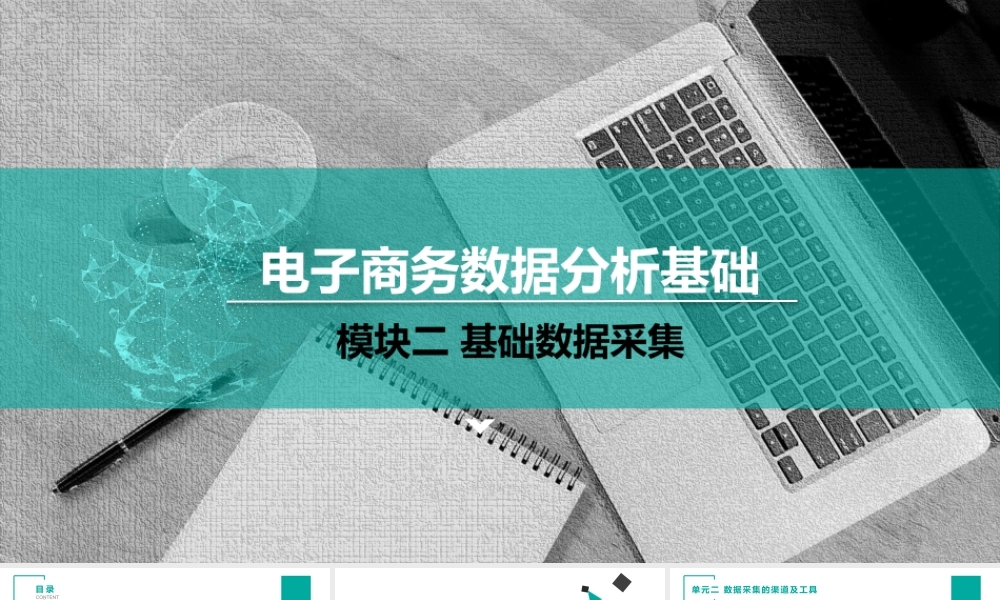 （模块二）单元二 数据采集的渠道及工具.pptx