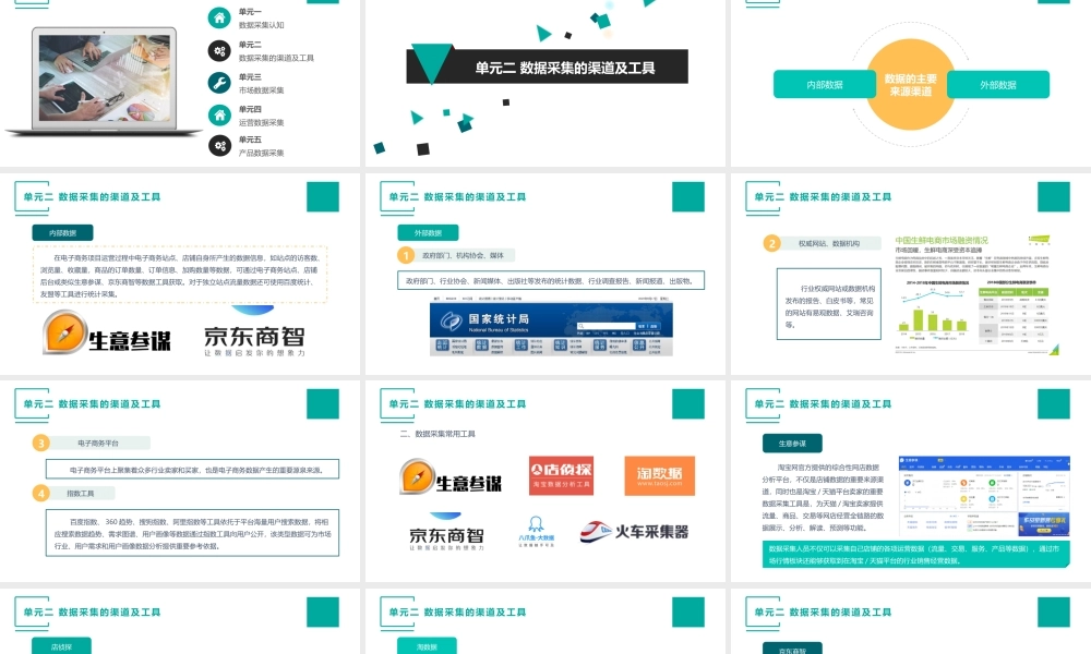 （模块二）单元二 数据采集的渠道及工具.pptx