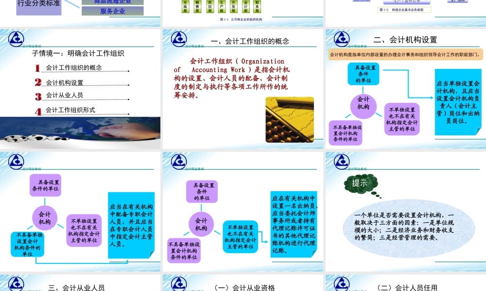 《会计职业基础》学习情境1课件.ppt