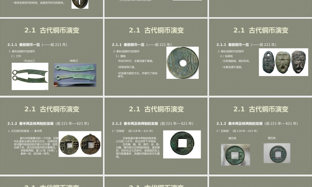2.1 古代铜币演变.pptx
