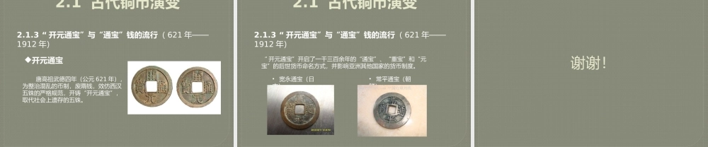 2.1 古代铜币演变.pptx