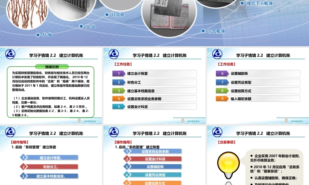 2.2 建立计算机账..ppt