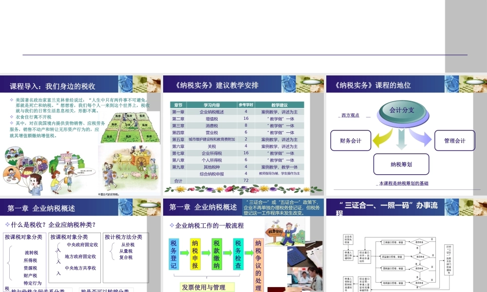 《纳税实务》第五版-1企业纳税概述.pptx