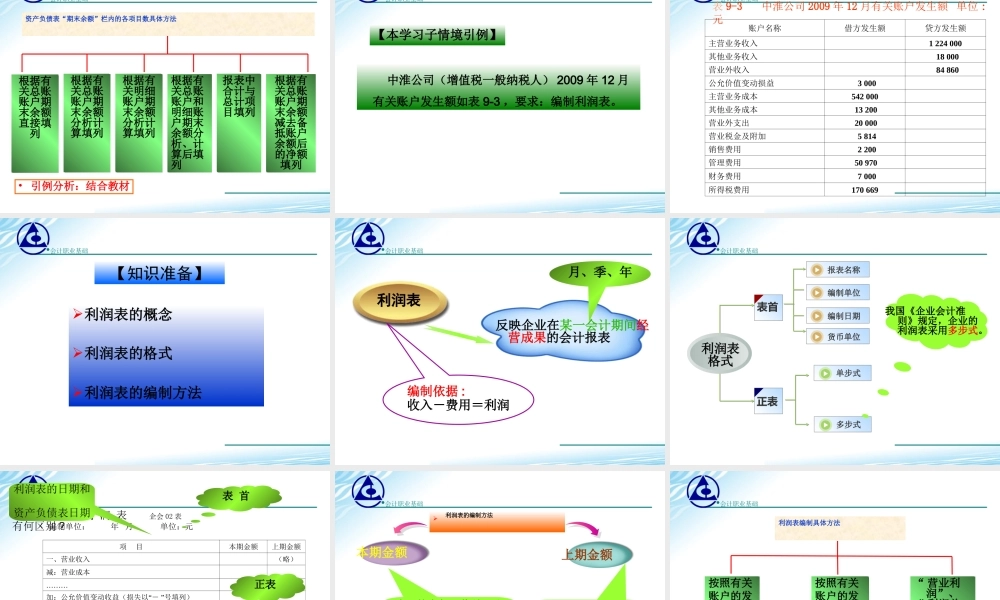 《会计职业基础》学习情境9课件.ppt