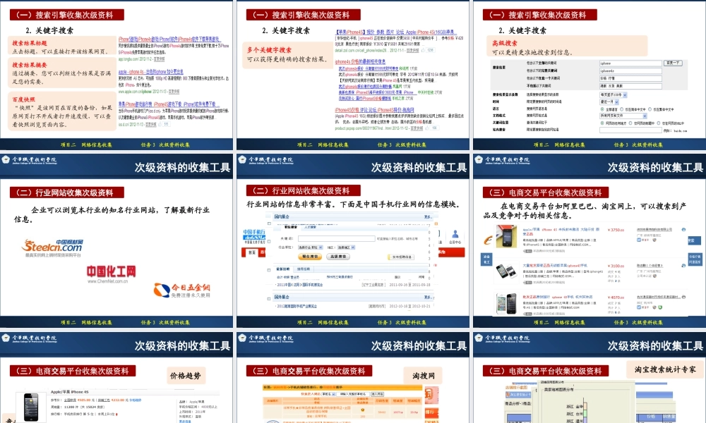 2.3 次级资料收集.ppt