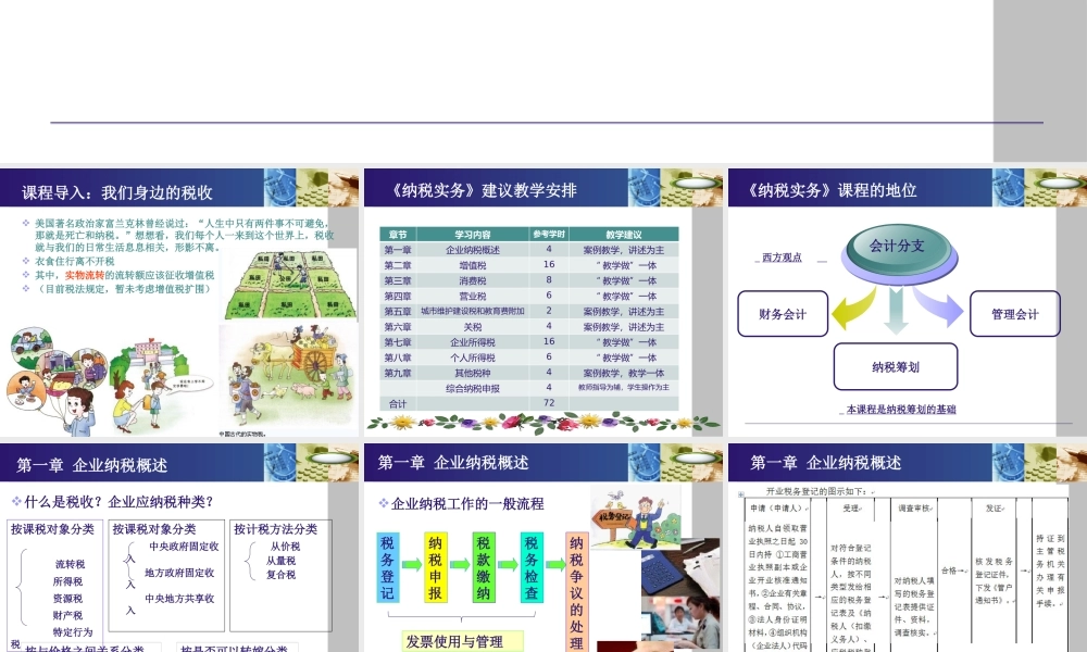 《纳税实务》第四版-1企业纳税概述.pptx