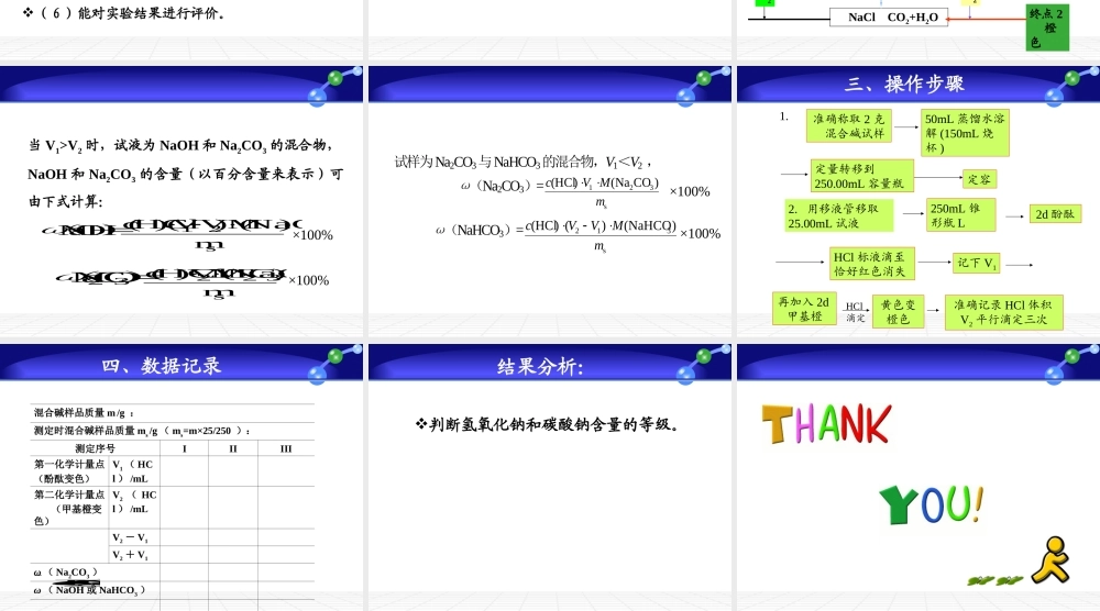 1-固体氢氧化钠的质量分析----氢氧化钠和碳酸钠含量的测定.ppt