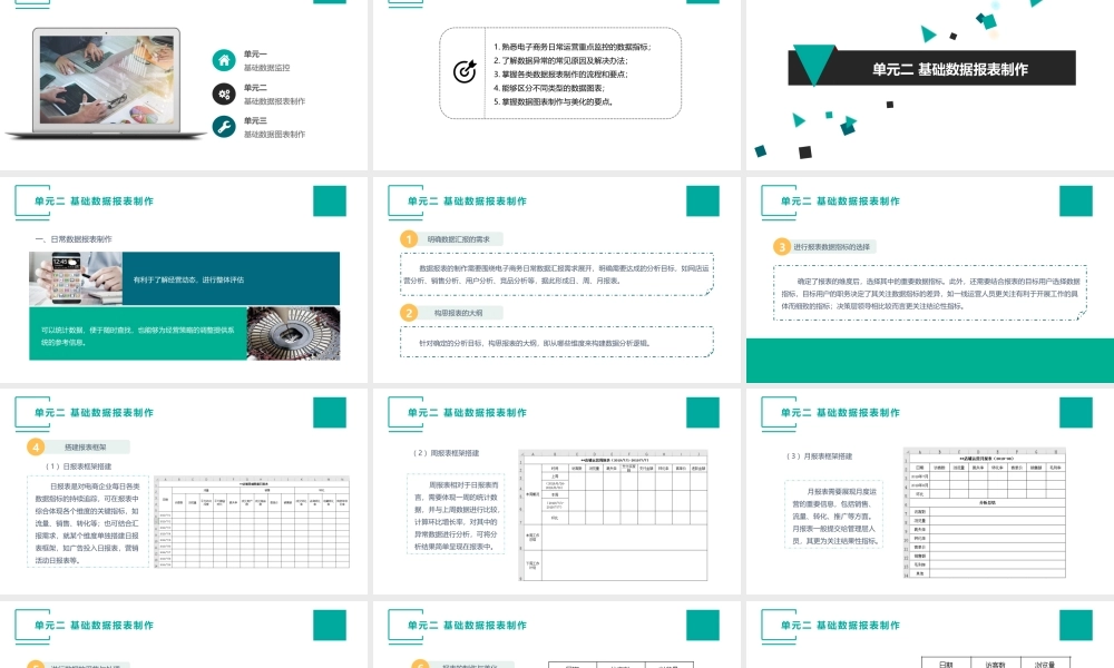 (模块五)单元二 基础数据报表制作.pptx