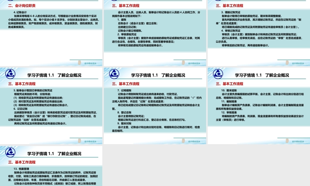1.2 熟悉会计岗位与工作流程..ppt