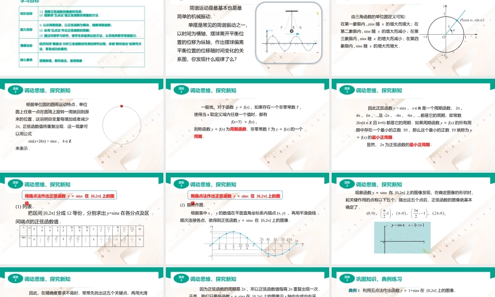 4.6.1 正弦函数的图像（课件）-【中职专用】高一数学同步精品课堂（高教版2021·基础模块上册）.pptx