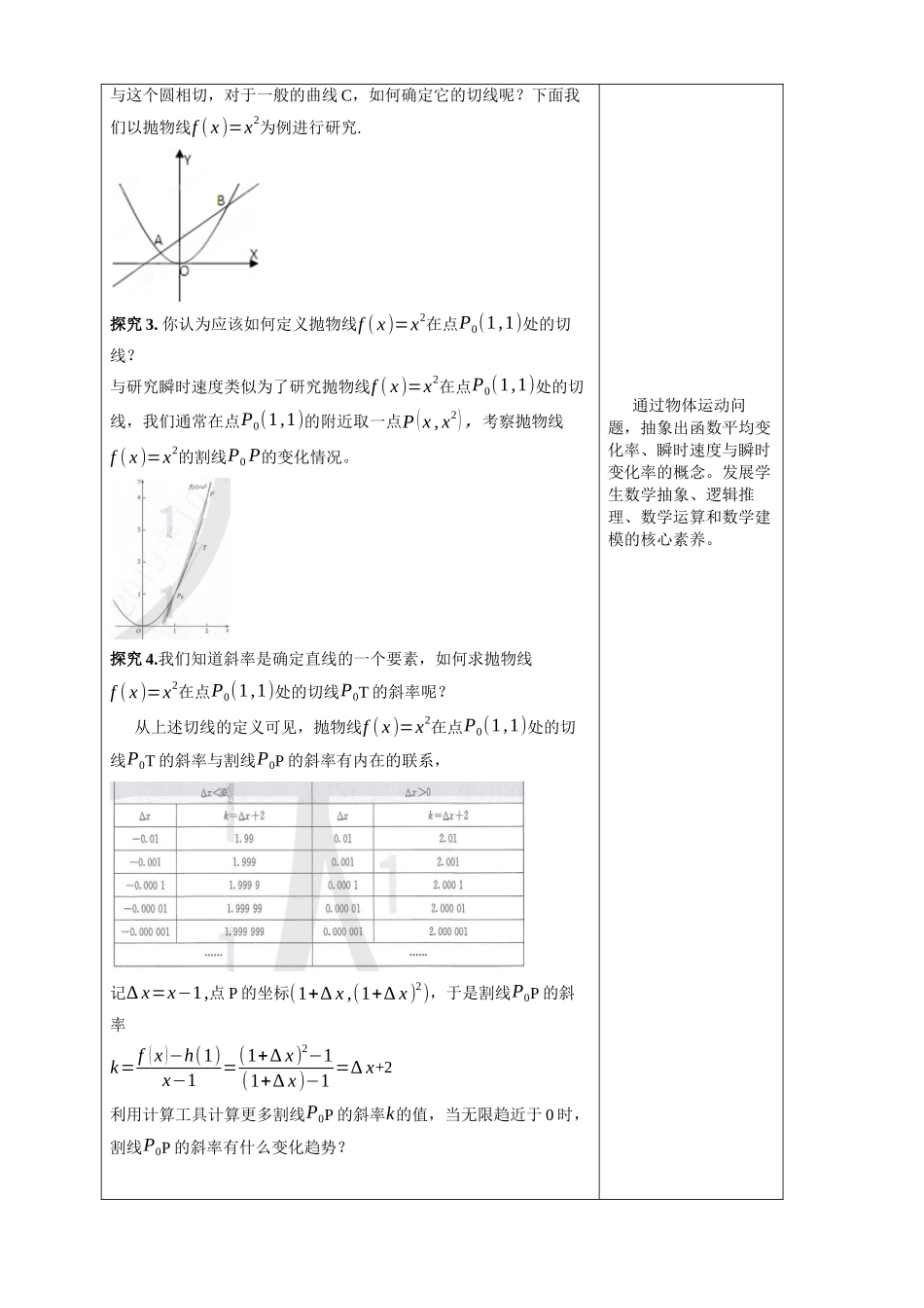5.1.1变化率问题教学设计-（新教材 新高考高中数学）-2021-2022学年高二上学期数学（人教A版（2019）选择性必修第二册）.docx_第3页