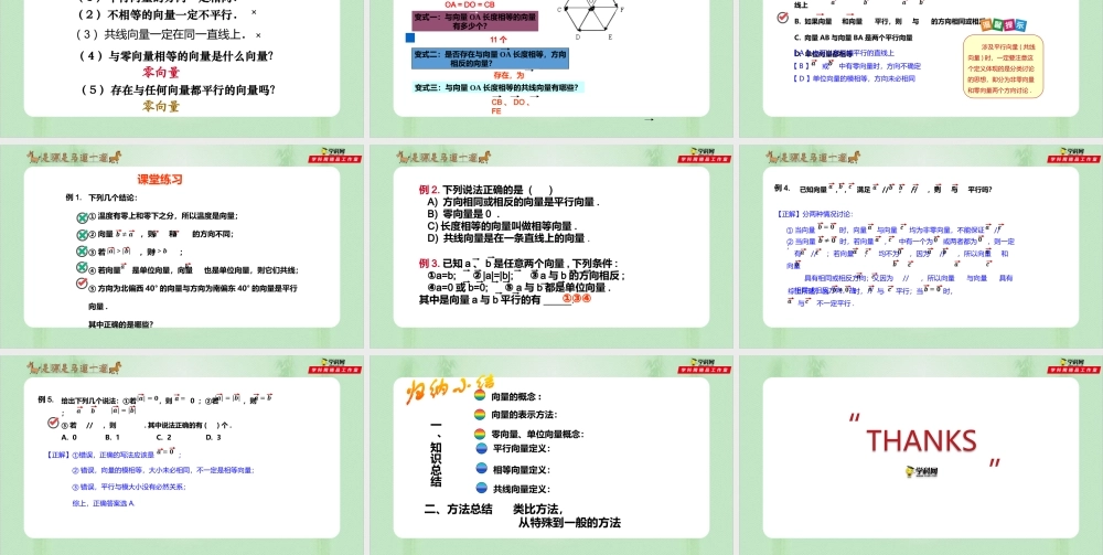 6.1平面向量的概念（备课件）【上好课】2021-2022学年高一数学同步备课系列（人教A版2019必修第二册）.pptx
