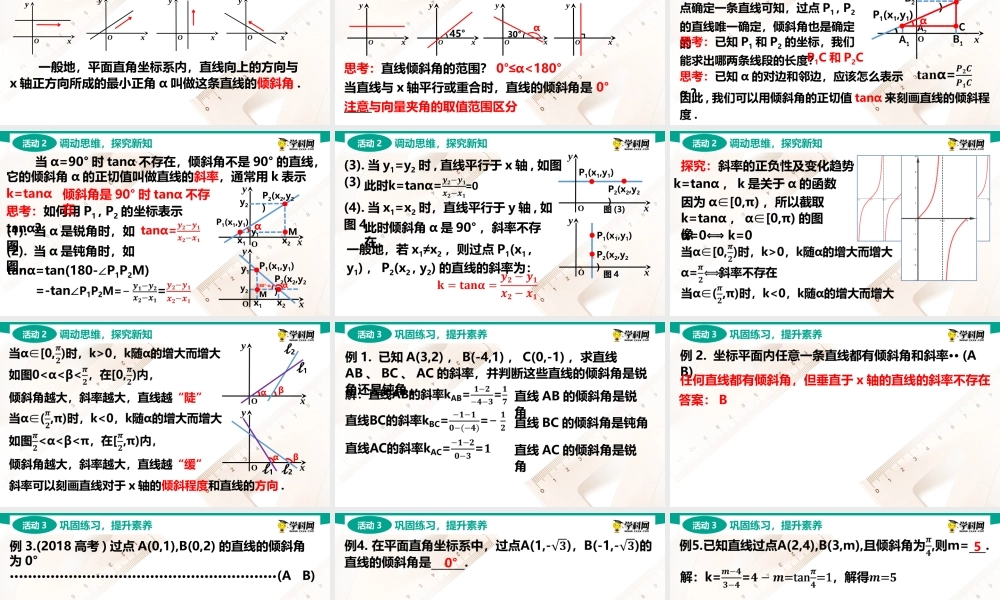 6.2.1 直线的倾斜角与斜率(PPT)-【中职数学】2022-2023学年高一下学期同步教学课件（高教版·2021 基础模块下册）.pptx