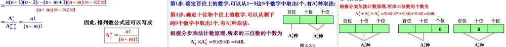 6.2.1排列6.2.2排列数（同步课件）【一堂好课】2021-2022学年高二数学下学期同步精品课堂（人教A版2019选择性必修第三册）.pptx