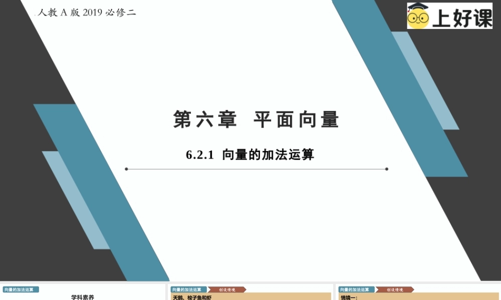 6.2.1 向量的加法运算（教学课件）-【上好课】高一数学同步备课系列（人教A版2019必修第二册）.pptx