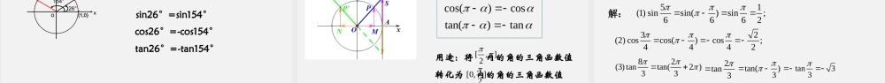 7.2.4诱导公式（一） (课件）-2020-2021学年高一下学期数学同步精品课堂(新教材人教B版2019必修第三册) .pptx