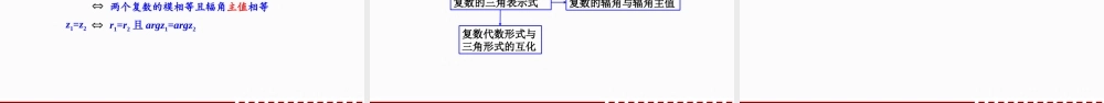7.3.1 复数的三角表示式课件-2022-2023学年高一下学期数学人教A版（2019）必修第二册.pptx