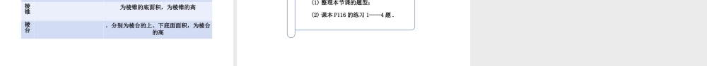 8.3.1棱柱、棱锥、棱台的表面积与体积-【优课堂】2022-2023学年高一数学下学期同步精讲课件(人教A版2019必修第二册).pptx