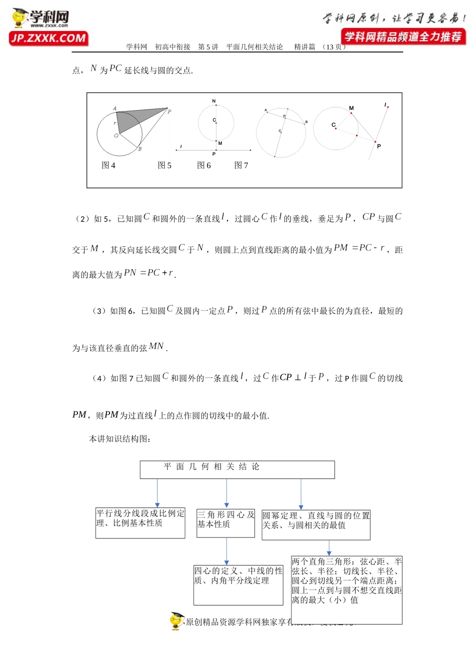 第5讲 三角形四心与圆（精讲篇）-2020年数学初高中衔接讲与练.docx_第3页