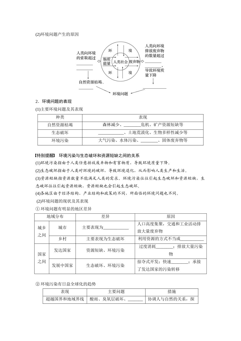 第二部分　第五章　课时57　环境问题与可持续发展.docx_第2页