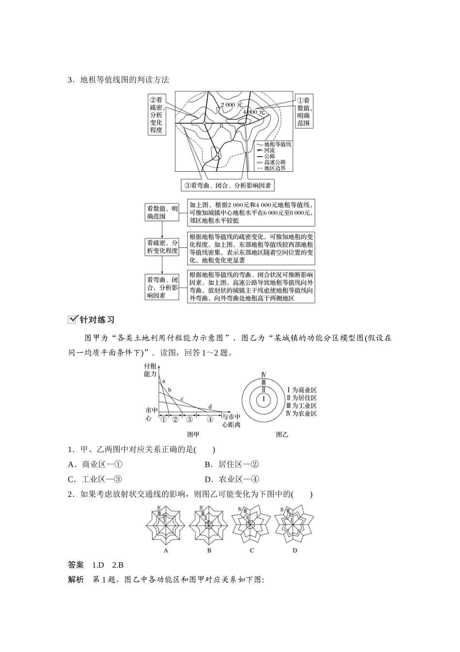 第二章 微专题2　地租曲线图的判读.docx_第2页