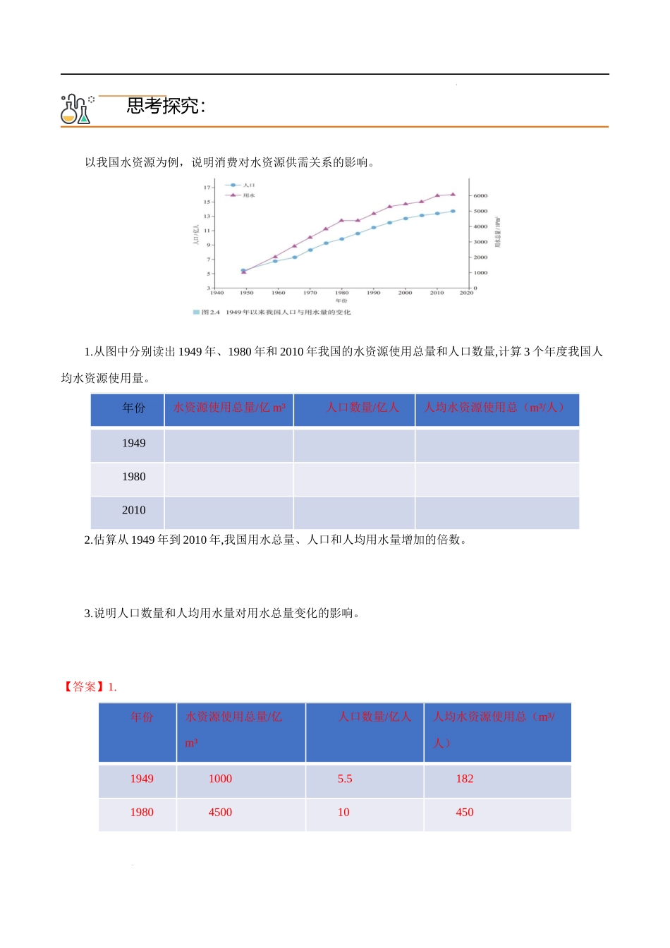 2.1 资源安全对国家安全的影响（教师版）-高二地理同步精品讲义（人教版2019选择性必修3）.docx_第3页