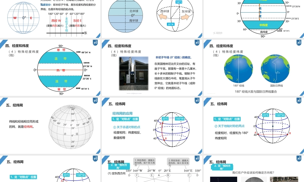 2024年高考地理一轮复习（新人教版） 第1部分 第1章　课时1　地球仪与地图.pptx